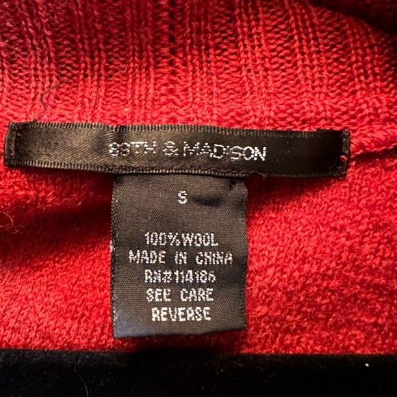 89th & Madison Wrap Sweater Wool Jacket - Picture 2 of 4